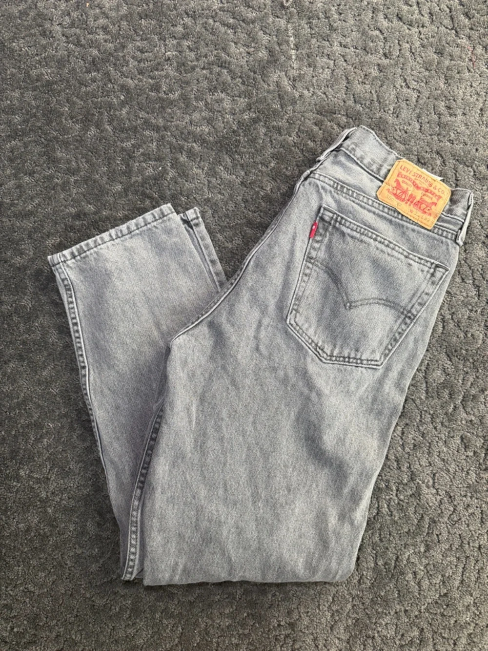 Men’s Levi’s 550 Slim Taper Grey Cotton Jeans W31xL32